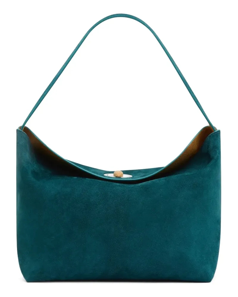 Christopher Esber Picture Jasper Schultertasche aus Wildleder - Grün Grün
