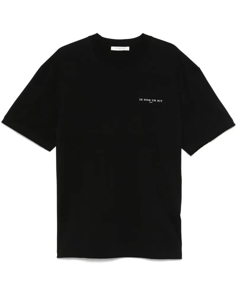 IH NOM UH NIT T-Shirt mit Masken-Print - Schwarz Schwarz