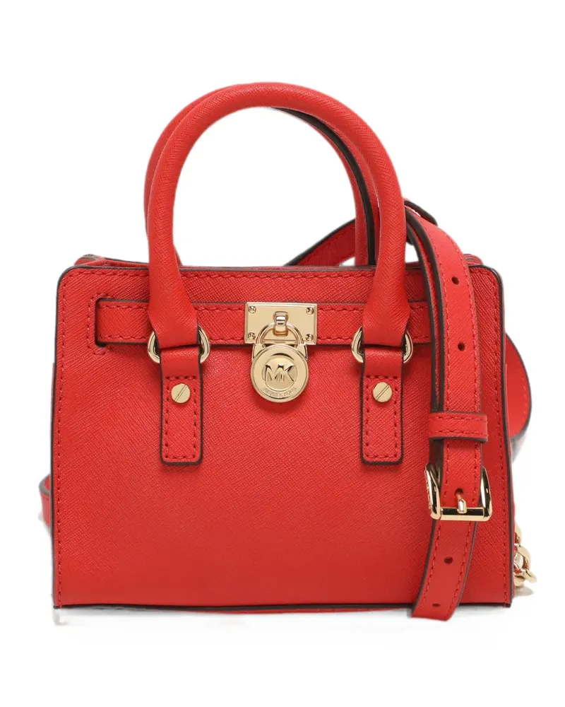 Michael Kors Hamilton Tote Bag aus Saffiano-Leder - Orange Orange