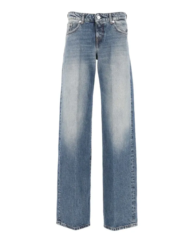 nine:inthe:morning Rocio Wide-Leg-Jeans - Blau Blau