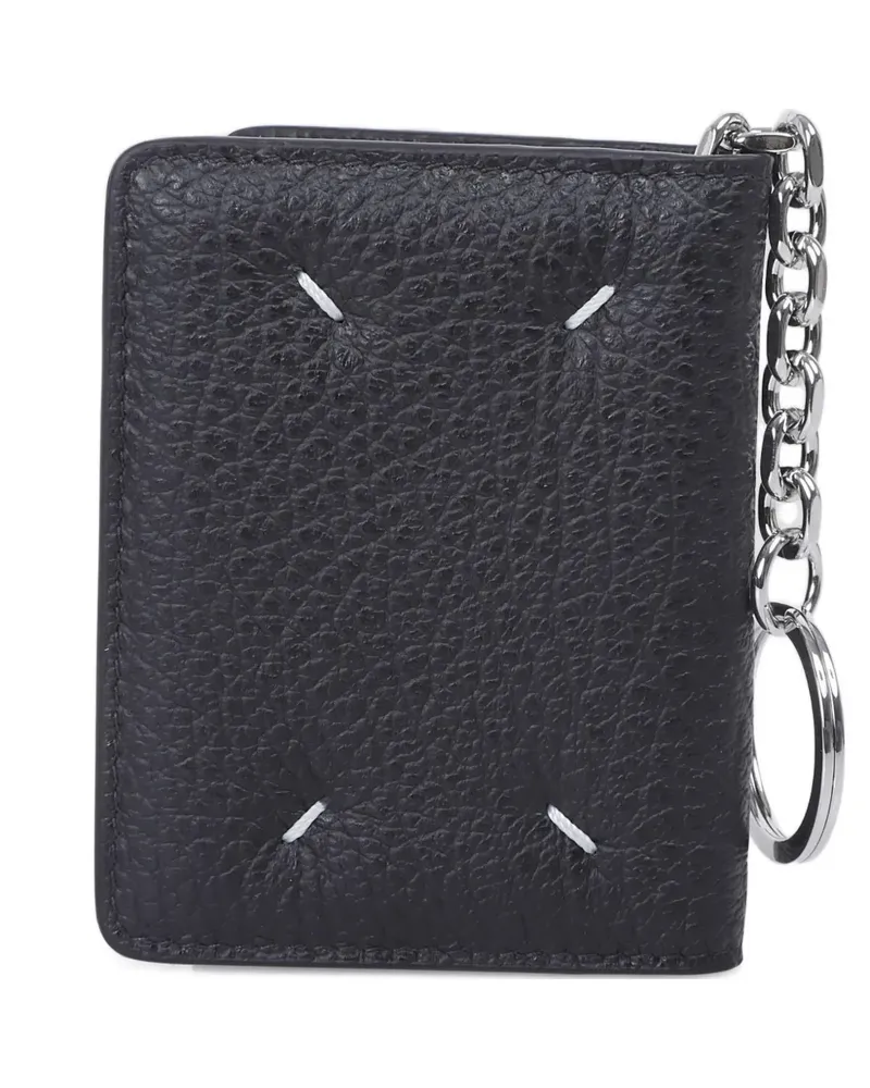 Maison Margiela chain leather wallet - Schwarz Schwarz
