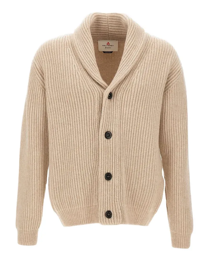Peuterey Cardigan mit Schalkragen - Nude Nude