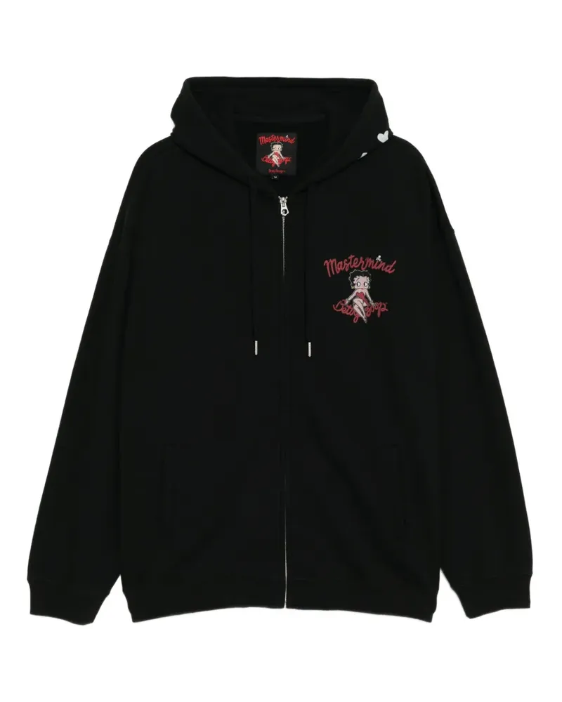Mastermind World x Betty Boop Hoodie mit Logo-Print - Schwarz Schwarz