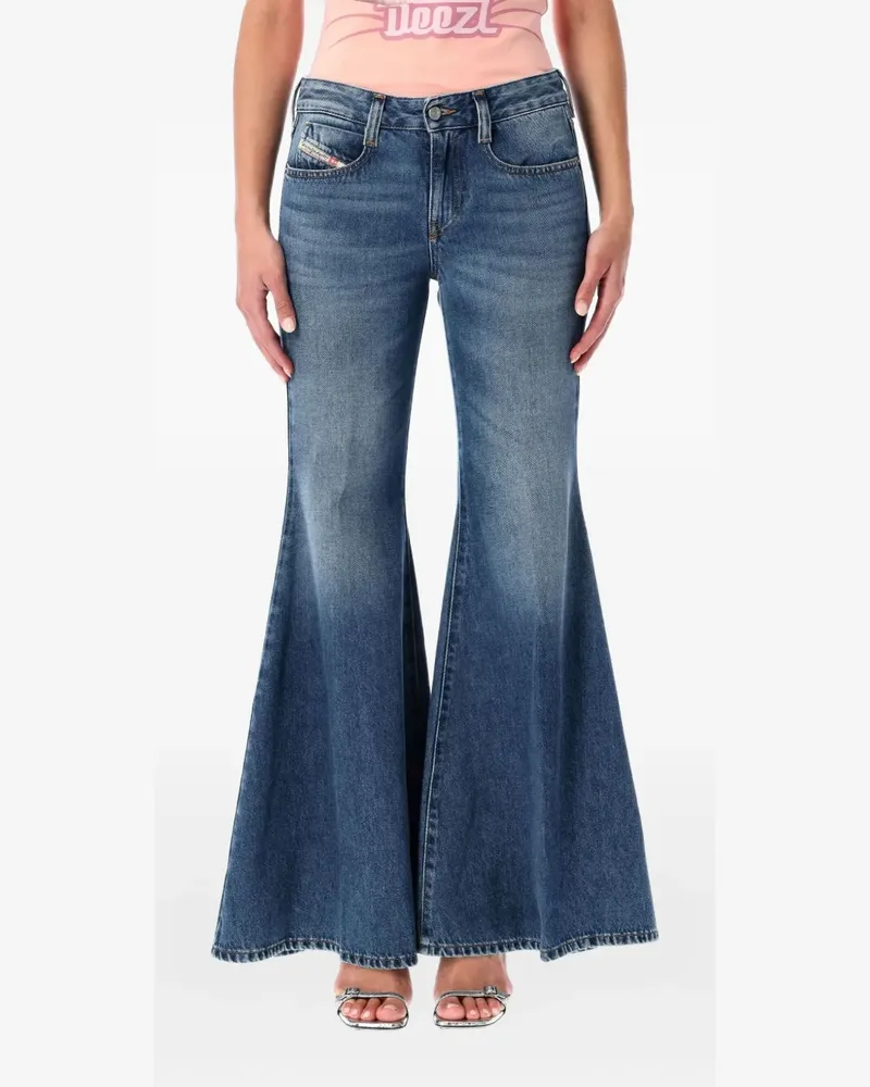 Diesel 1970 D-Bleess Schlagjeans - Blau Blau
