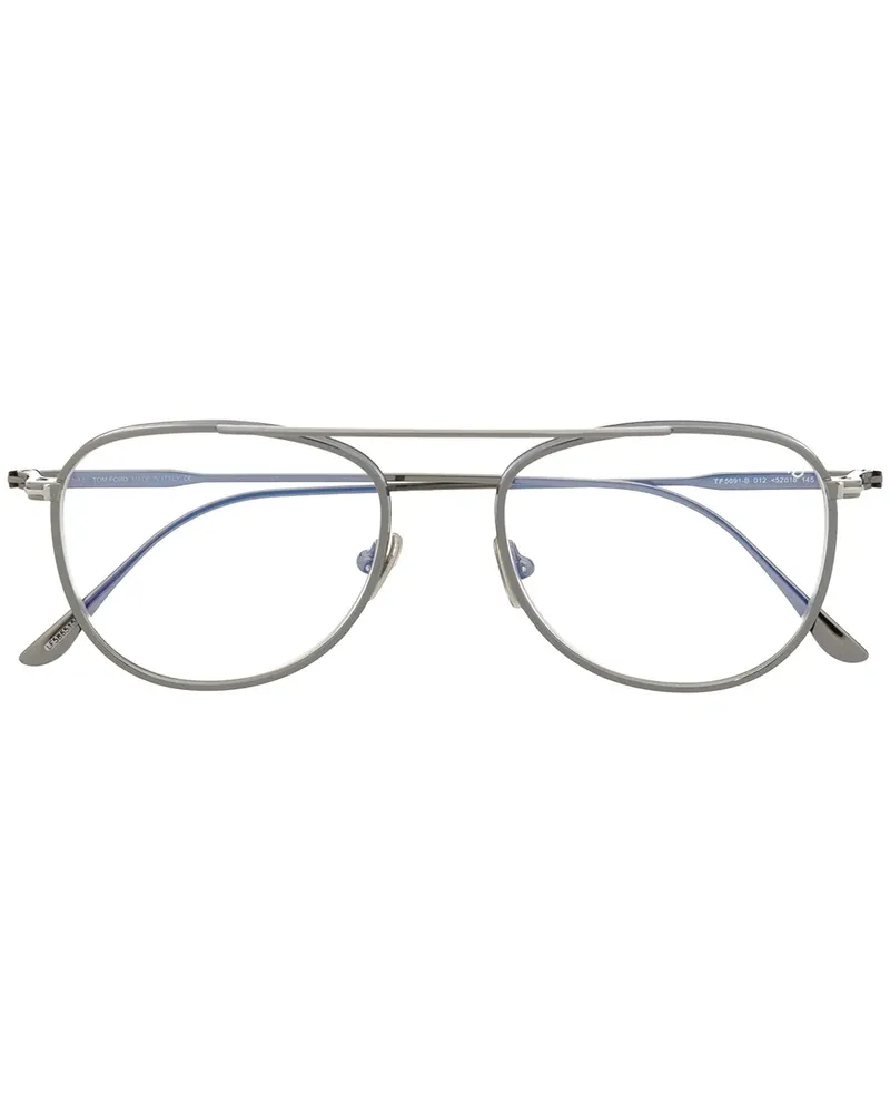 Tom Ford Klassische Pilotenbrille - Grau Grau