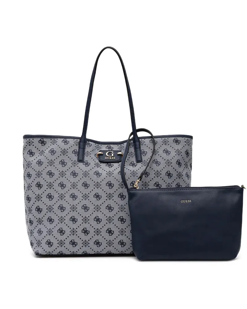Guess Shopper mit Monogramm - Grau Grau