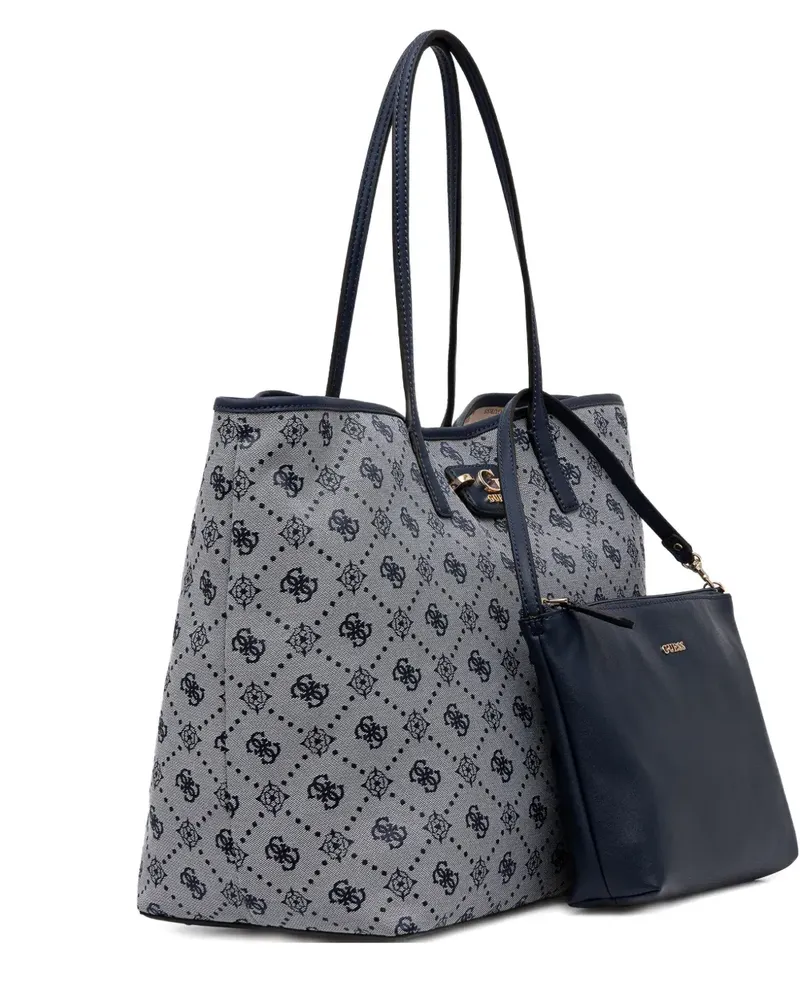 Guess monogram tote bag - Grau Grau