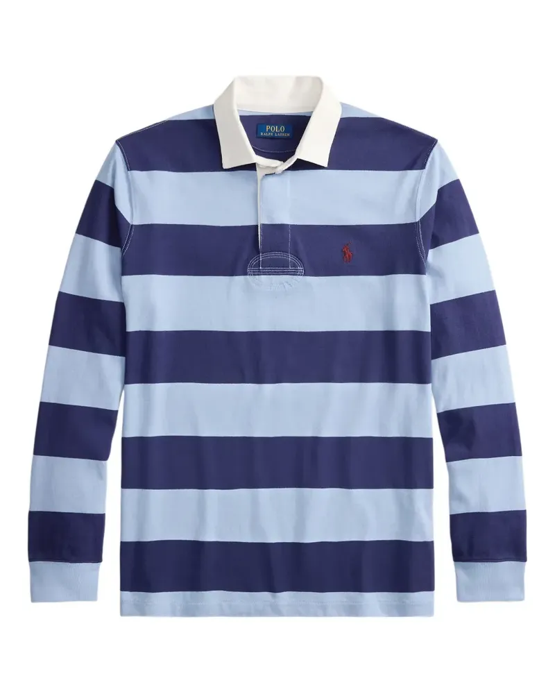 Ralph Lauren Gestreiftes Rugby-Shirt - Blau Blau