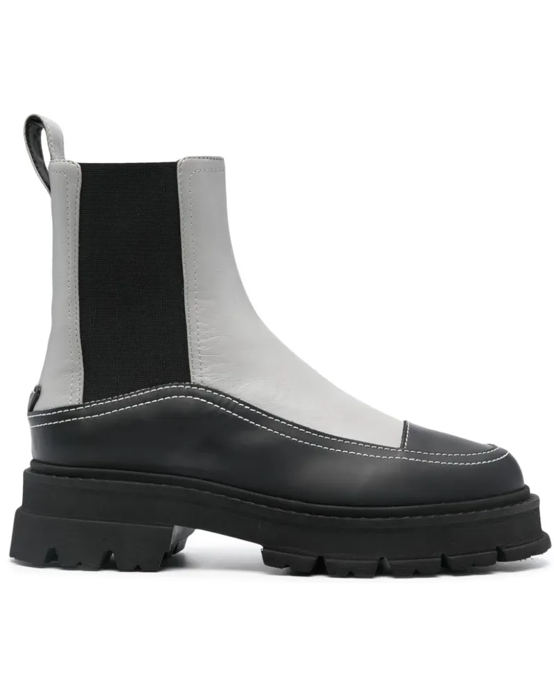 Emporio Armani Stiefeletten mit Einsätzen 55mm - Schwarz Schwarz