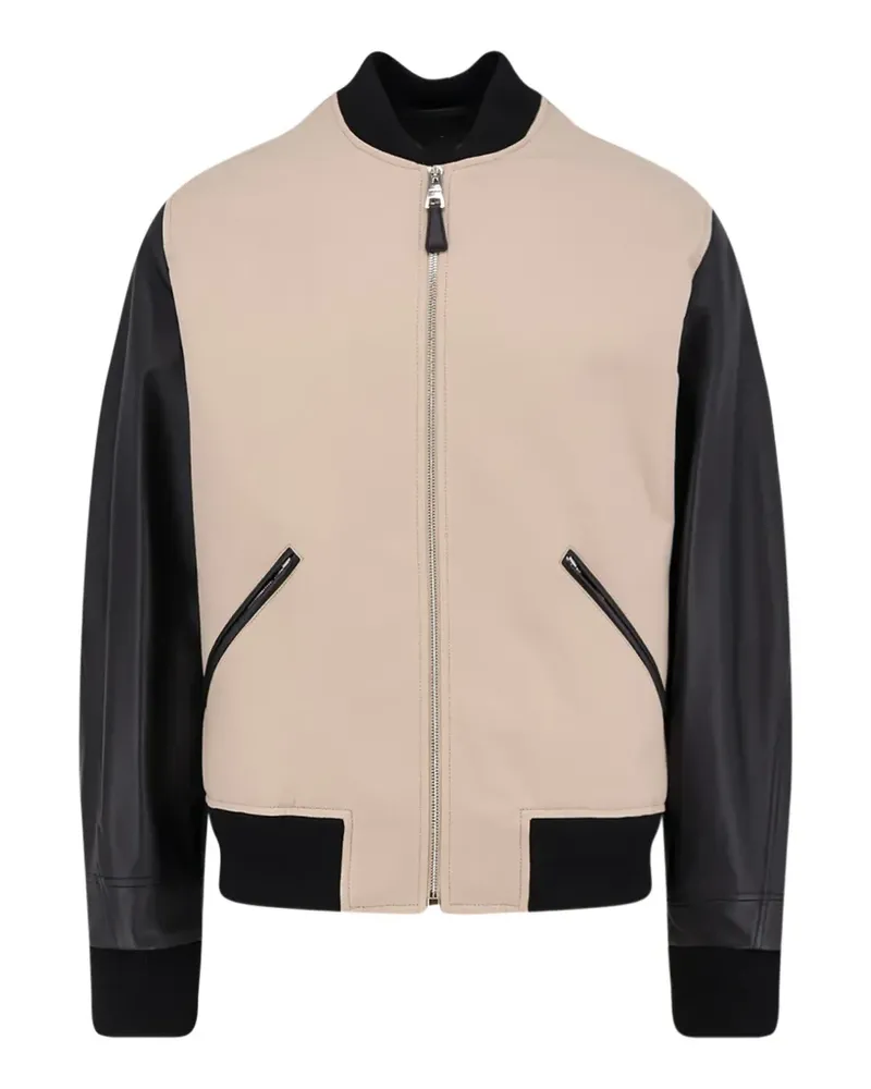 Givenchy panelled bomber jacket - Schwarz Schwarz