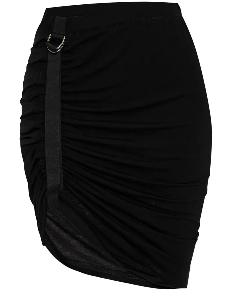 Helmut Lang Wind Minirock - Schwarz Schwarz