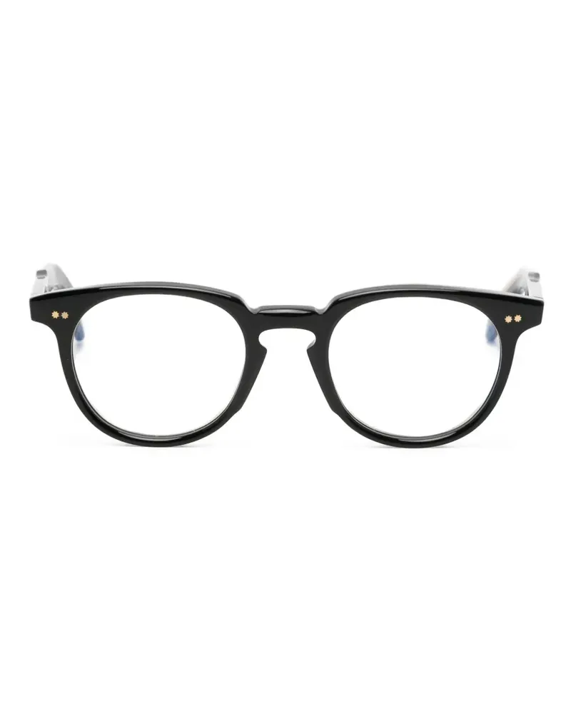 Cutler and Gross Brille mit rundem Gestell - Schwarz Schwarz
