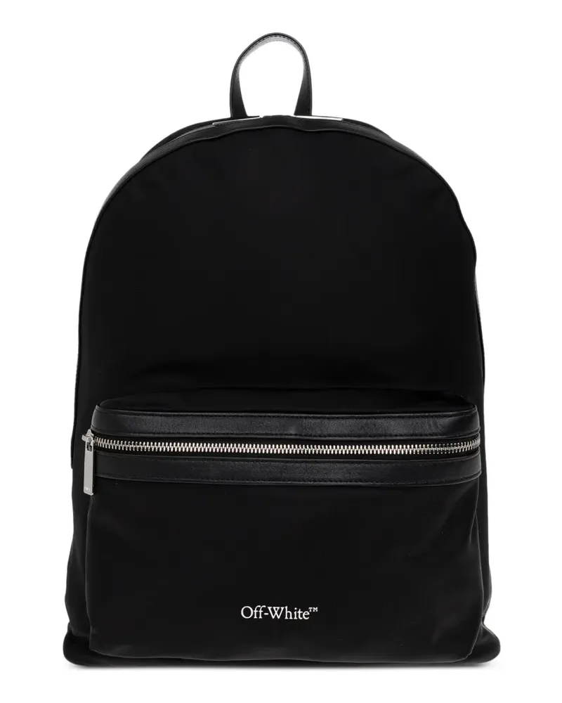OFF-WHITE Rucksack mit Logo-Print - Schwarz Schwarz