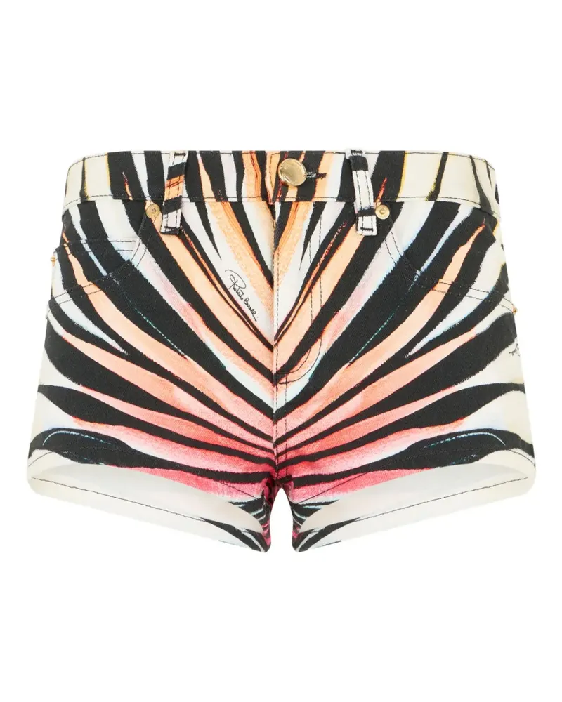 Roberto Cavalli Ray of Paradise Shorts mit Print - Nude Nude
