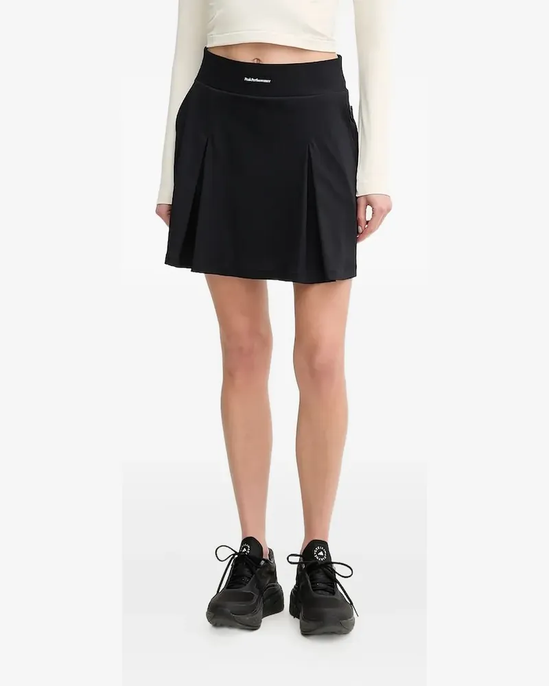 Peak Performance Sport-Shorts mit Falten - Schwarz Schwarz