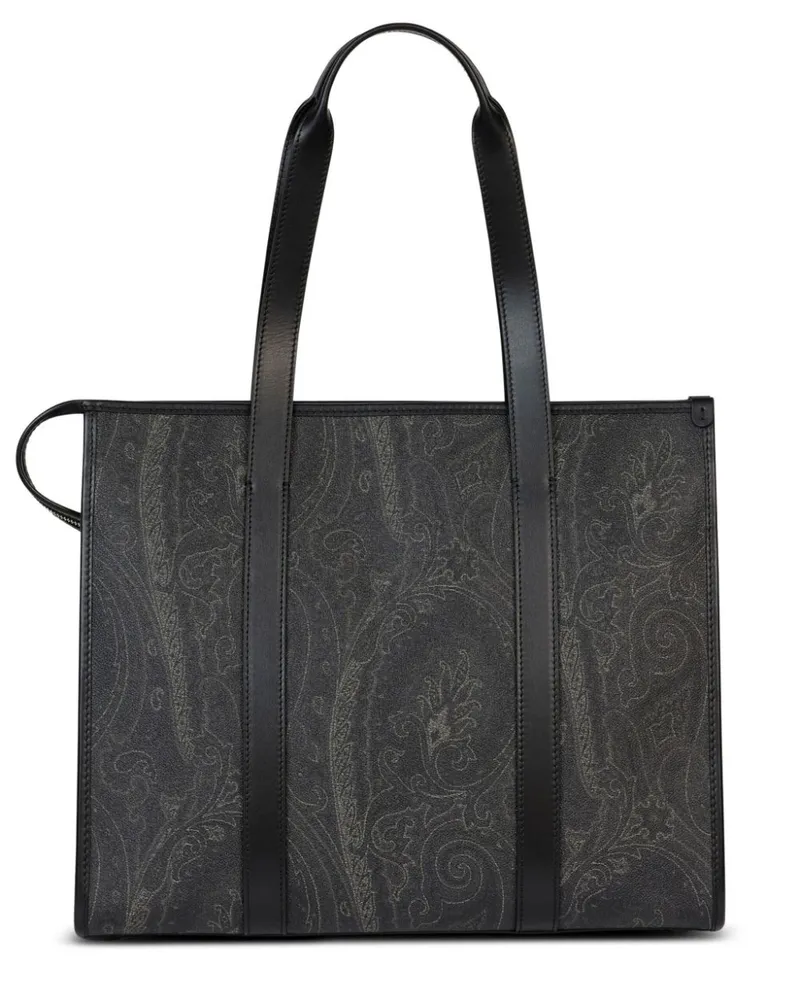 Etro Tote Bag mit Paisley-Motiv - Grau Grau