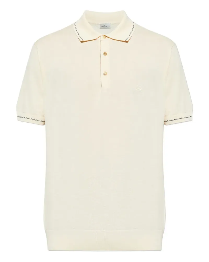 Etro Klassisches Poloshirt - Nude Nude