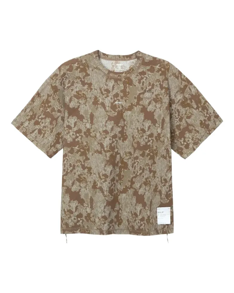 Satisfy Space‑O™ T-Shirt mit Camouflage-Print - Grün Grün
