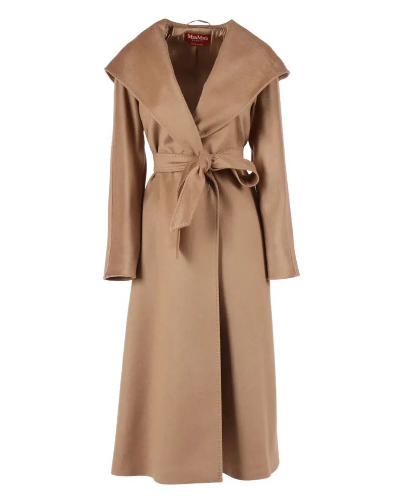 Max Mara Danton hooded belted coat - Braun Braun