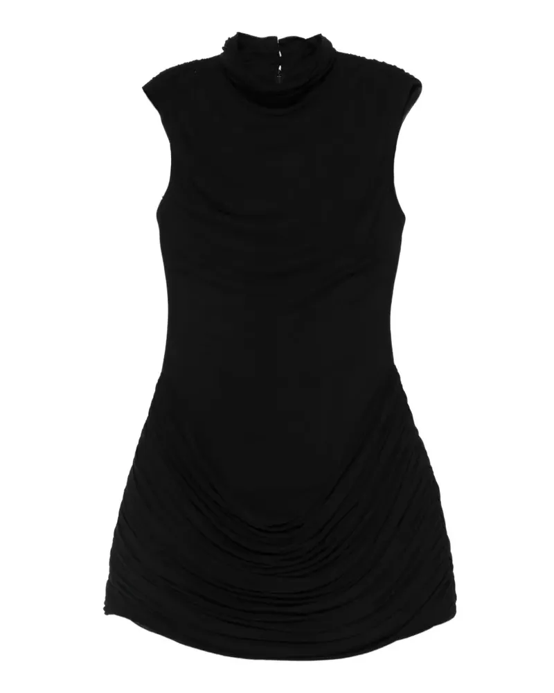 Giuseppe di Morabito draped high-neck mini dress - Schwarz Schwarz