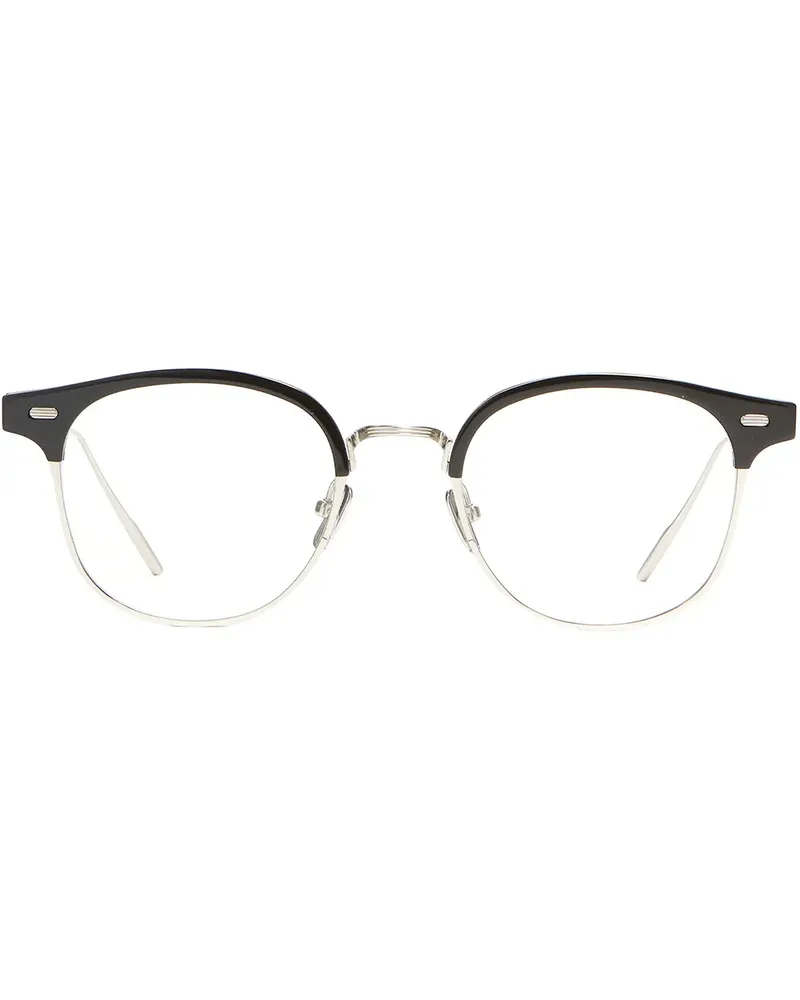 Gentle Monster Alio X01 Brille mit rundem Gestell - Weiß Weiß