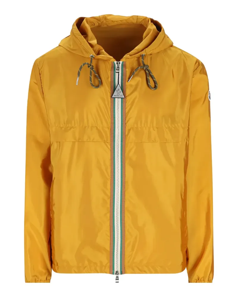 Moncler Nidge zip-up hooded jacket - Gelb Gelb