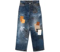 Jeans im Patchwork-Look - Blau