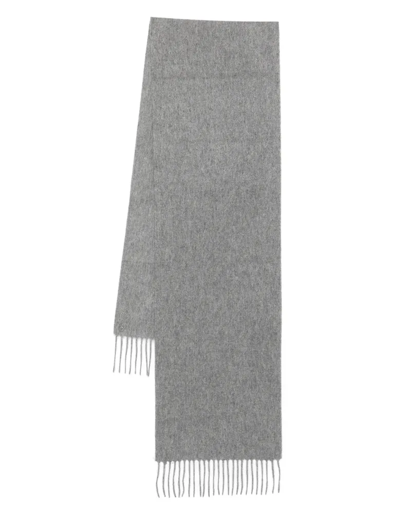 Aspinal of London fringed-edge cashmere scarf - Grau Grau
