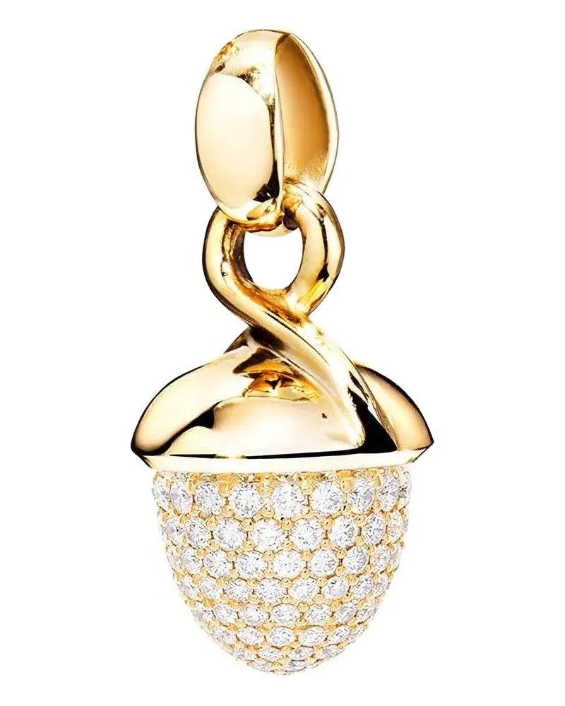 TAMARA COMOLLI 18kt Mikado Gelbgoldanhänger mit Diamant Gold