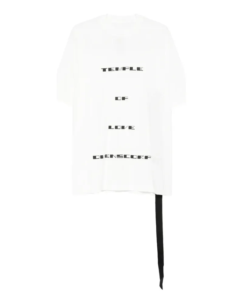 DRKSHDW by Rick Owens T-Shirt mit grafischem Print - Weiß Weiß