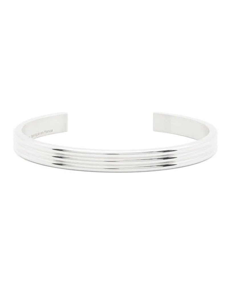 Le Gramme Godron bracelet - Silber Silber