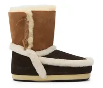 EVX Stiefel aus Wildleder mit Shearling - Braun