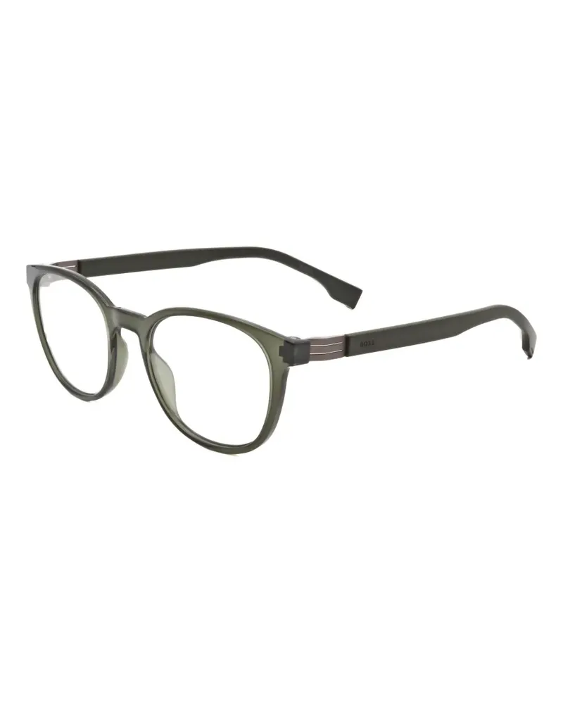 HUGO BOSS Brille mit rundem Gestell - Grün Grün