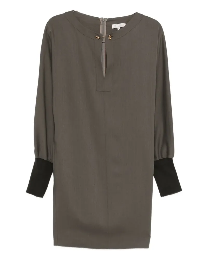 Antonelli Firenze cuff-detailing mini dress - Grün Grün