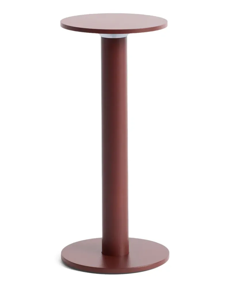 Hay Tragbare Lampe mit rundem Sockel - Rot Rot