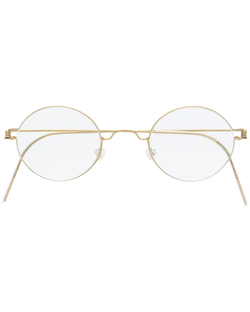 Lindberg Runde 'Corona' Brille - Gold Gold