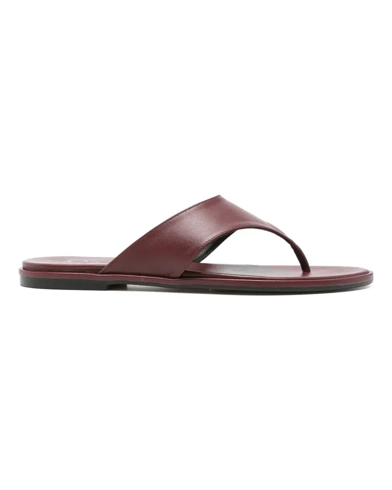 aeyde Amaya nappa leather flip flops - Rot Rot