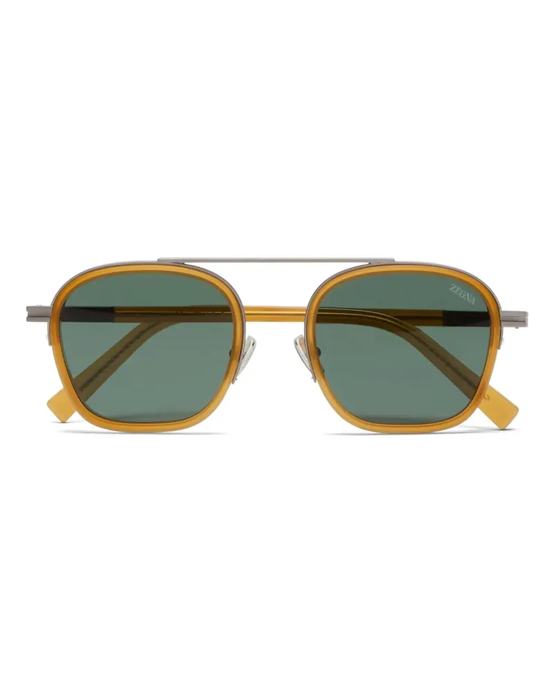 Ermenegildo Zegna Orizzonte I Sonnenbrille - Gelb Gelb