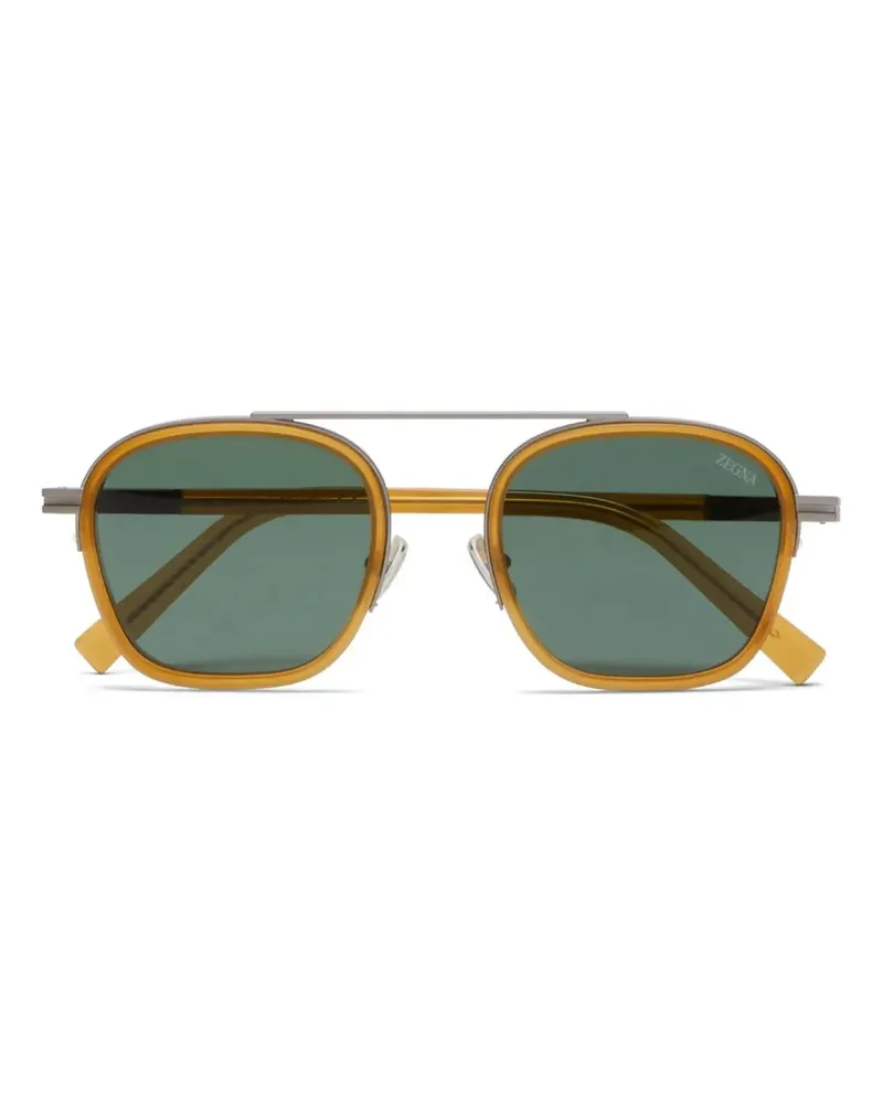 Ermenegildo Zegna Orizzonte I Sonnenbrille - Gelb Gelb