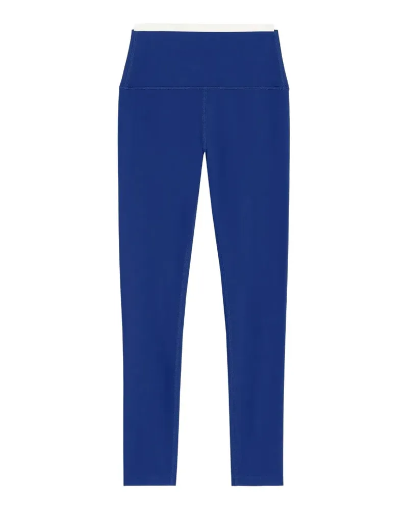 SPLITS59 Airweight Leggings mit Kontrastbund - Blau Blau