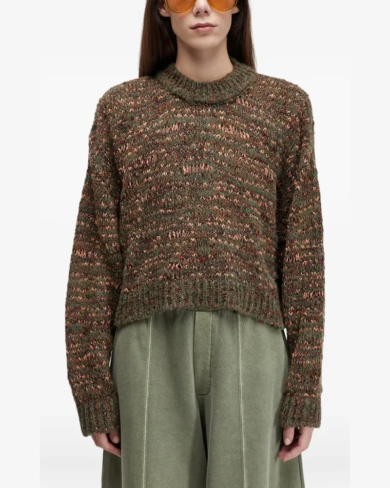 Osklen Pullover im Strickmix - Grün Grün
