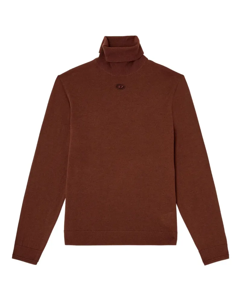 Diesel K-Varta Rollkragenpullover - Rot Rot