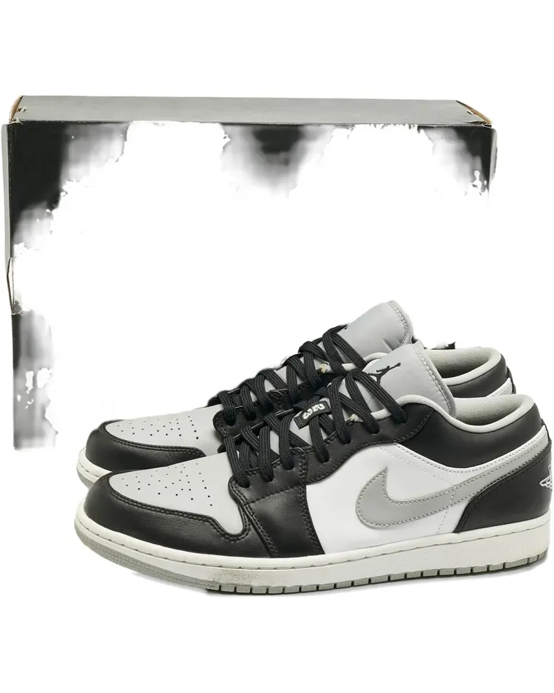 Jordan Air  1 leather low sneakers - Schwarz Schwarz