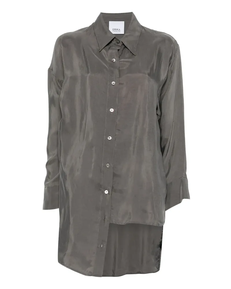 Erika Cavallini Asymmetrisches Hemd - Grau Grau