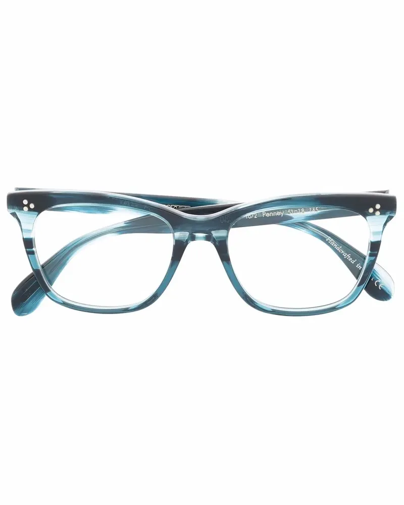 Oliver Peoples Eckige Penney Brille - Blau Blau
