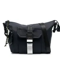 A.P.C. Treck Schultertasche Blau