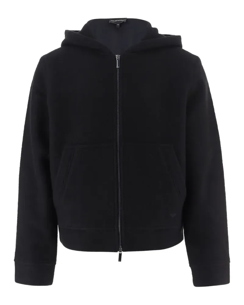 Emporio Armani zip-up hoodie - Schwarz Schwarz