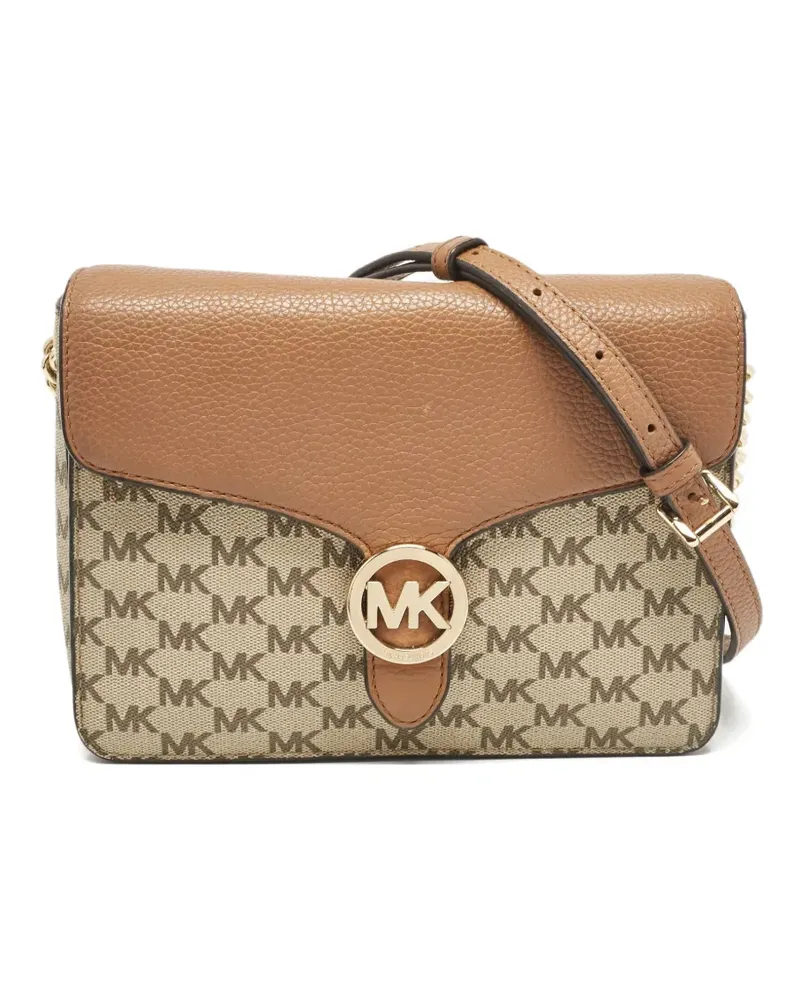 Michael Kors Umhängetasche mit Monogrammmuster - Braun Braun
