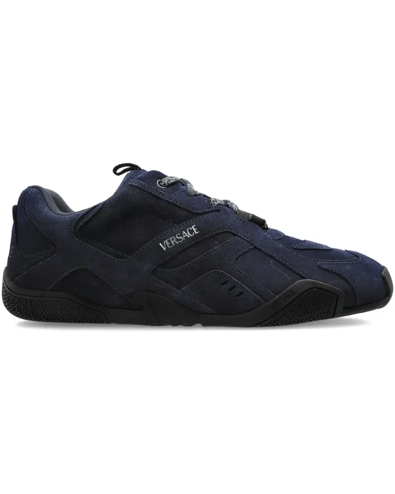 Versace Galaxia Sneakers aus Wildleder - Blau Blau