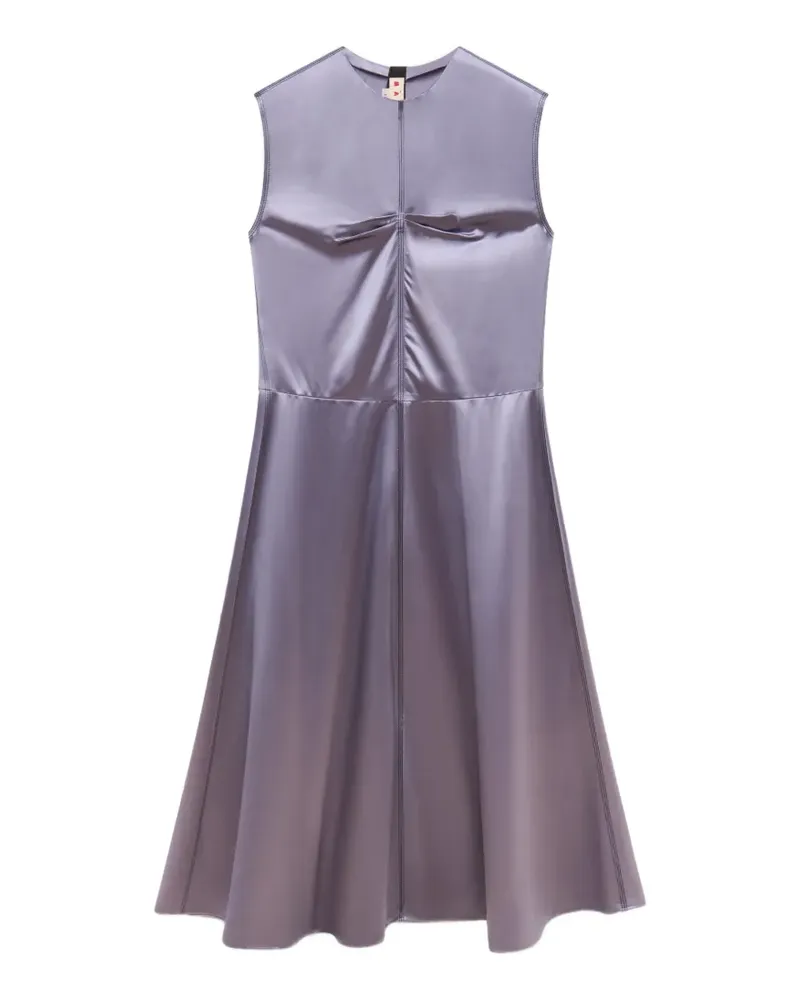 Marni Trägerkleid in Satinoptik - Violett Violett